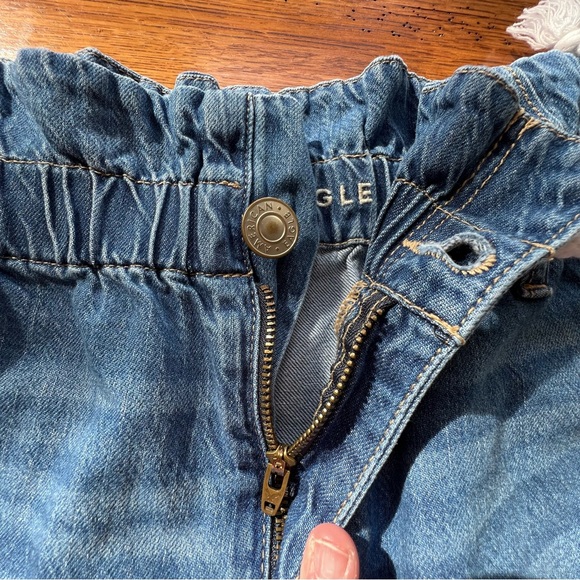⭐️ American Eagle Paper Bag Mom Shorts Drawstring Size 10 - Picture 8 of 12